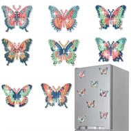 Køleskabsmagneter | 8 sommerfugle